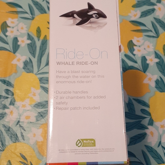 FINAL PRICE! NWT Intex Orca Inflatable Pool Ride On Toy - Picture 5 of 8